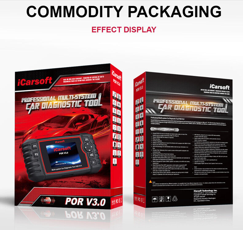 iCARSOFT POR V3.0 - PORSCHE - 2023 - DIAGNOSTIC TOOL