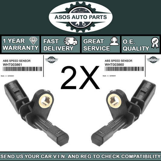 2X FRONT ABS SPEED SENSOR Fits AUDI A1 A2 A3 TT WHT003860 WHT003861