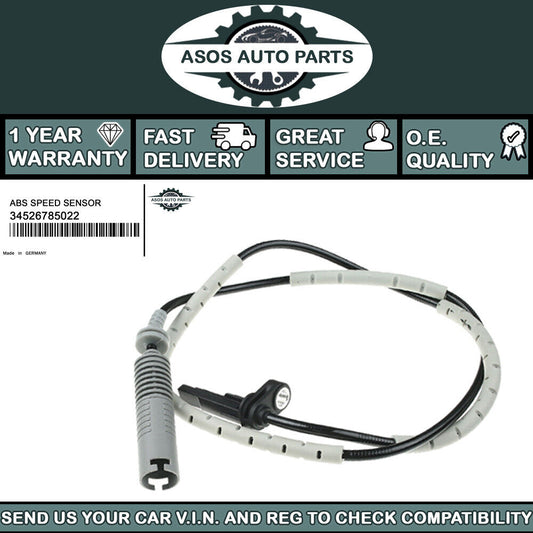 REAR ABS SPEED SENSOR Fits BMW 3 SERIES E90 E91 E92 E93 34526785022