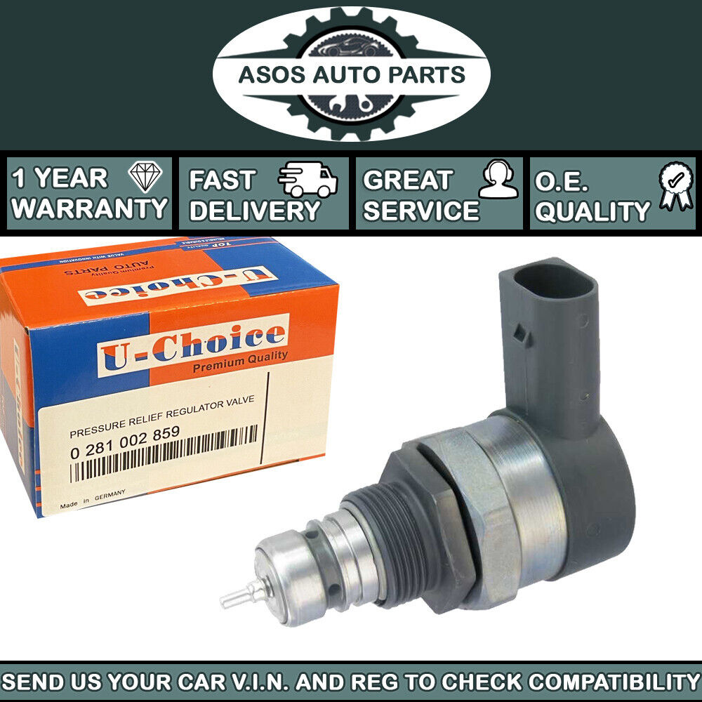 FUEL RAIL PRESSURE RELIEF REGULATOR VALVE Fits AUDI A3 A4 A6 Q5 Q7 TT 2.0 TDI