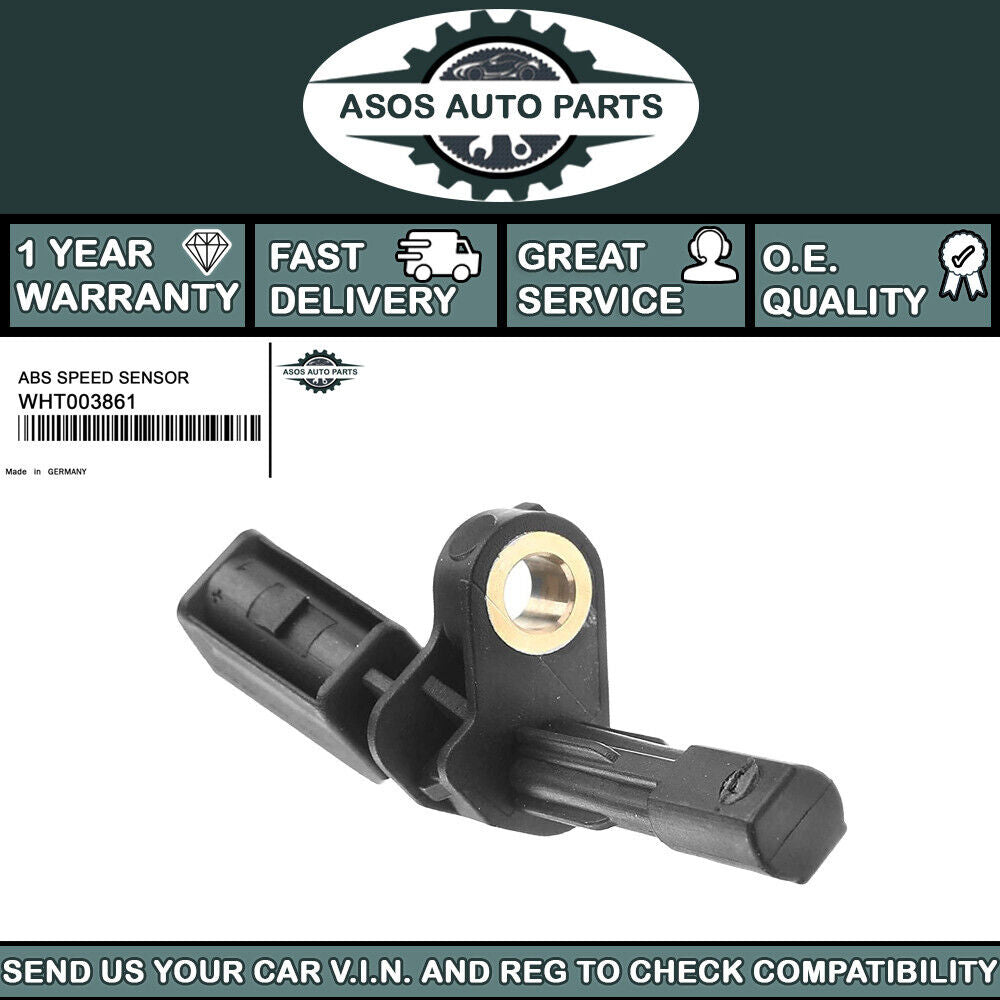 FRONT LEFT ABS SPEED SENSOR Fits AUDI SEAT SKODA VW WHT003861
