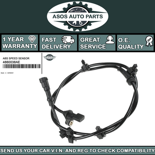 REAR ABS SPEED SENSOR Fits CHRYSLER NEON II PT CRUISER 4860038AE