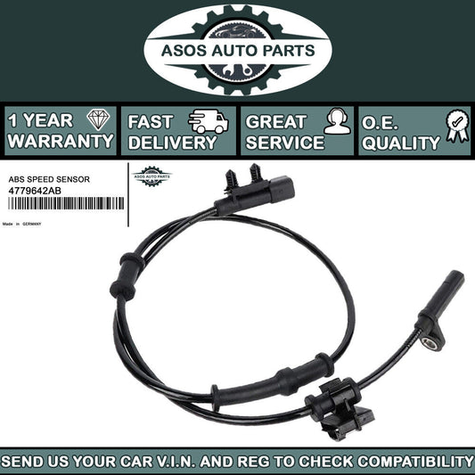 REAR RIGHT ABS SPEED SENSOR Fits CHRYSLER 300C LANCIA THEMA 4779642AB