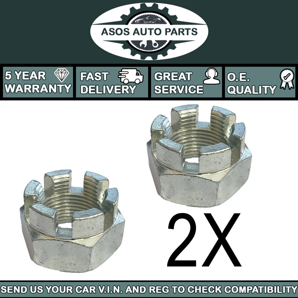 2X FRONT DRIVESHAFT AXLE SPINDLE HUB NUT Fits KIA CEED RIO SORENTO SPORTAGE