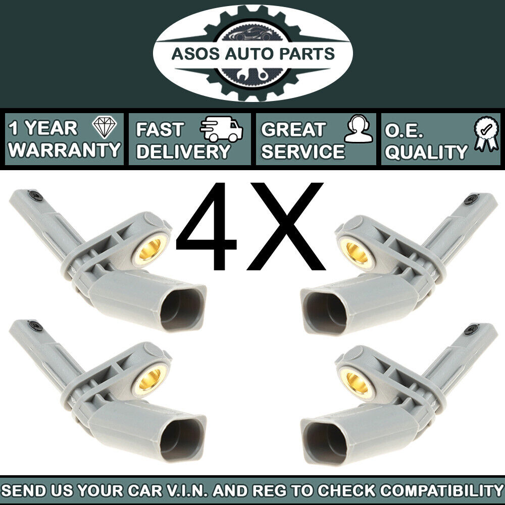 4X ABS SPEED SENSOR Fits AUDI A3 Q2 Q3 Q7 TT ROADSTER WHT003856A WHT003857A