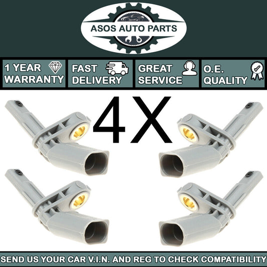 4X ABS SPEED SENSOR Fits AUDI A3 Q2 Q3 Q7 TT ROADSTER WHT003856A WHT003857A