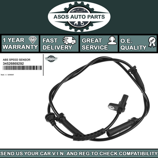 FRONT ABS SPEED SENSOR Fits BMW X3 X4 F25 F26 sDrive xDRIVE 34526869292