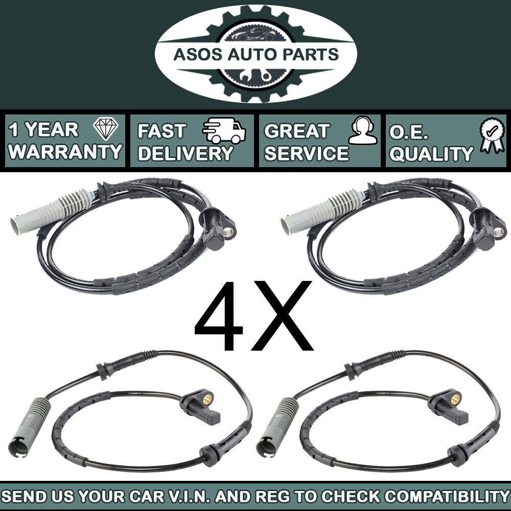 4X ABS SPEED SENSOR Fits BMW 3 SERIES 316d 316i 318d 318i 320d 320i 1.6 2.0