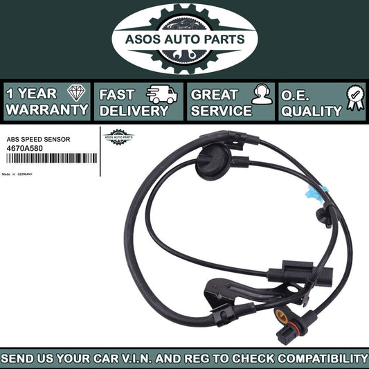 REAR RIGHT ABS SPEED SENSOR Fits MITSUBISHI ASX LANCER OUTLANDER 4670A580
