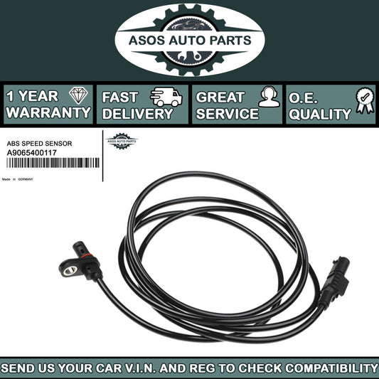 REAR LEFT ABS SPEED SENSOR Fits VW CRAFTER 30-35 30-50 2.0 2.5 A9065400117