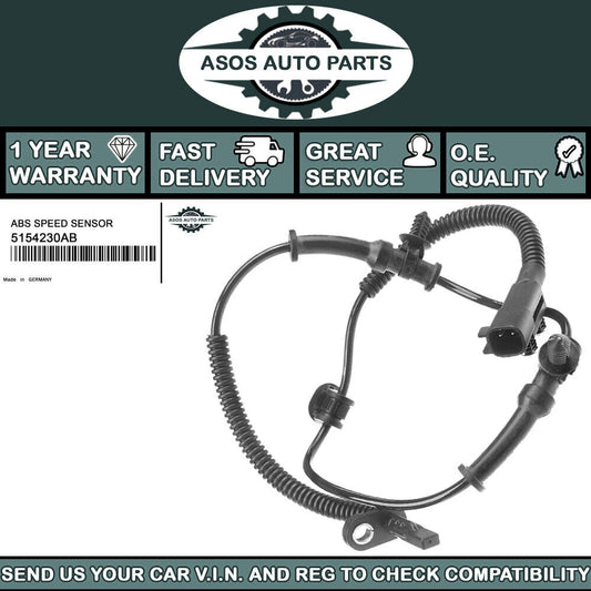 REAR ABS SPEED SENSOR Fits JEEP GRAND CHEROKEE IV 5154230AB