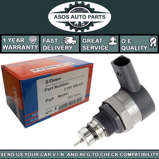 FUEL RAIL PRESSURE RELIEF REGULATOR VALVE Fits AUDI A4 A5 A6 A7 A8 Q5 Q7 3.0 TDI