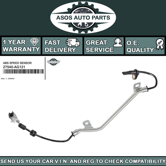 REAR RIGHT ABS SPEED SENSOR Fits SUBARU LEGACY IV OUTBACK AWD 27540-AG121