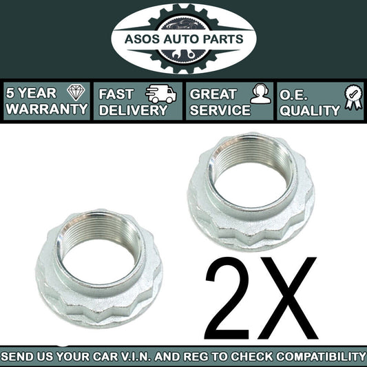 2X DRIVESHAFT AXLE SPINDLE HUB NUT Fits RANGE ROVER MK3 L322 MK1 L320