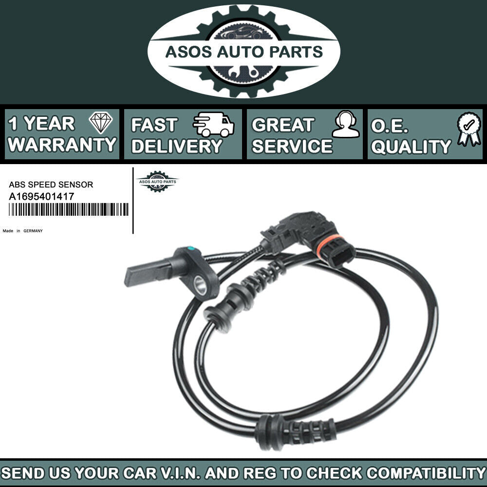 FRONT ABS SPEED SENSOR Fits M-BENZ A CLASS 2004-2012 B CLASS A1695401417