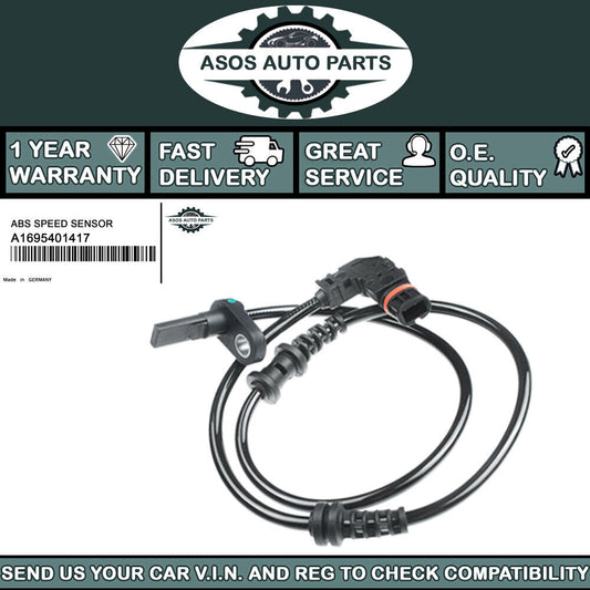 FRONT ABS SPEED SENSOR Fits M-BENZ A CLASS 2004-2012 B CLASS A1695401417