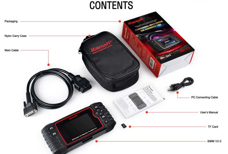 iCARSOFT BMM V2.0 - BMW MINI ROLLS ROYCE - 2023 - DIAGNOSTIC TOOL