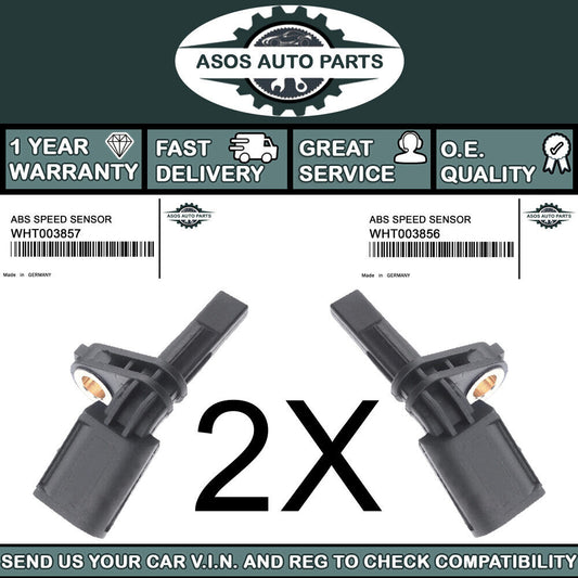 2X FRONT ABS SPEED SENSOR Fits AUDI A1 A3 Q3 TT WHT003856 WHT003857