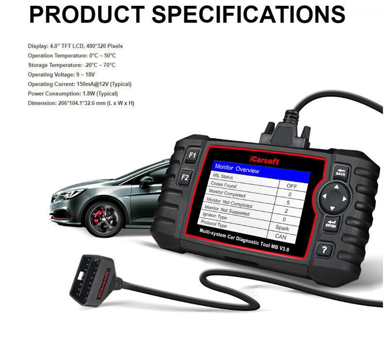 iCARSOFT MB V3.0 - SPRINTER - 2023 - DIAGNOSTIC TOOL