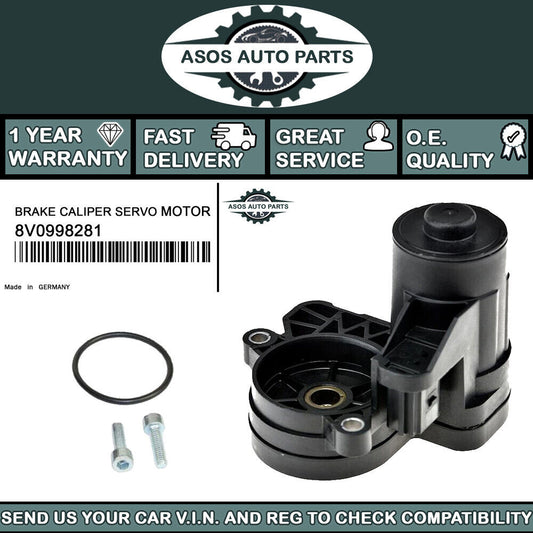 ELECTRONIC BRAKE CALIPER SERVO MOTOR Fits SKODA VW 8V0998281
