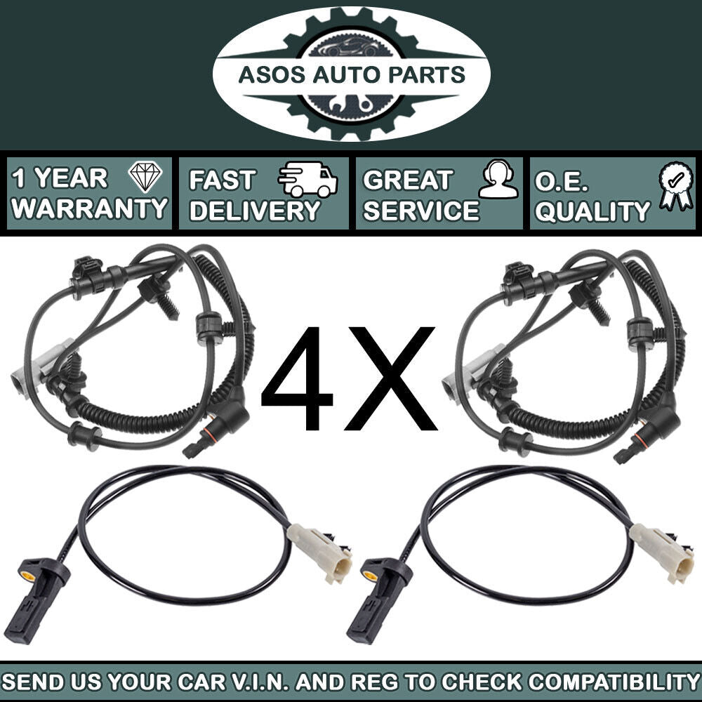 4X ABS SPEED SENSOR Fits JEEP COMMANDER GRAND CHEROKEE 56044144AB