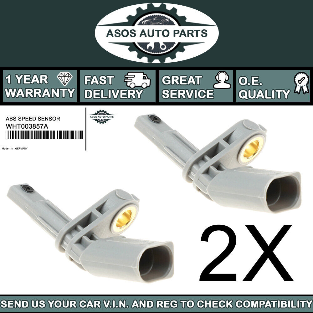 2X LEFT SIDE ABS SPEED SENSOR Fits SEAT ALHAMBRA ATECA LEON LEON ST WHT003857A