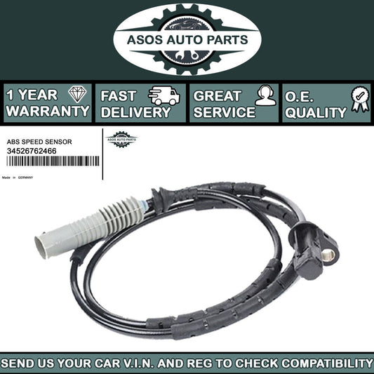 REAR ABS SPEED SENSOR Fits BMW 1 SERIES E81 E82 E87 E88 1.6 2.0