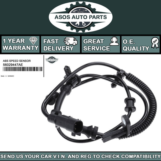 FRONT ABS SPEED SENSOR Fits JEEP GRAND CHEROKEE IV DODGE DURANGO 56029447AE