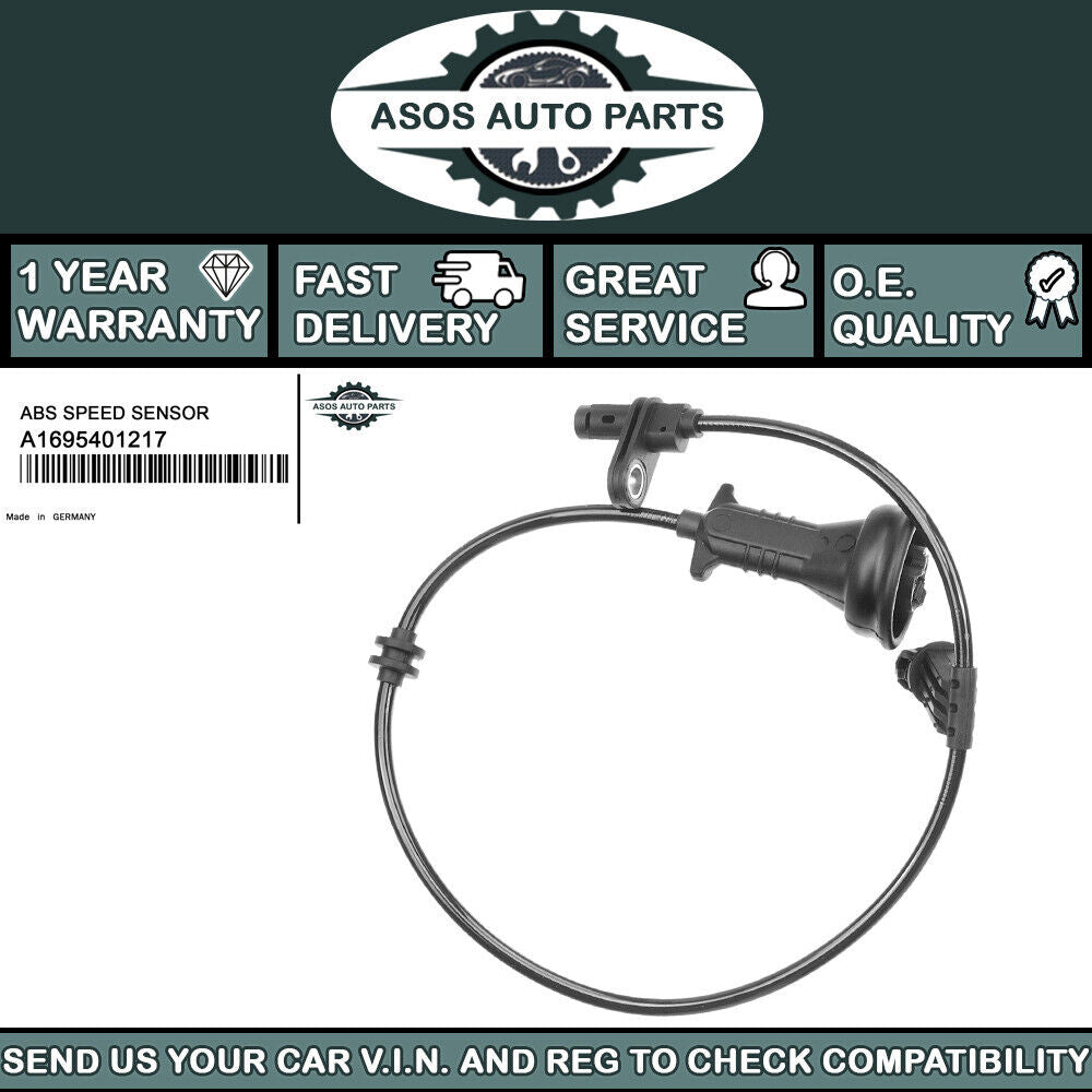 REAR ABS SPEED SENSOR Fits M-BENZ A CLASS 2004-2012 B CLASS A1695401217