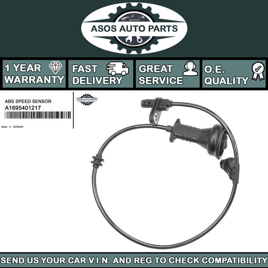 REAR ABS SPEED SENSOR Fits M-BENZ A CLASS 2004-2012 B CLASS A1695401217