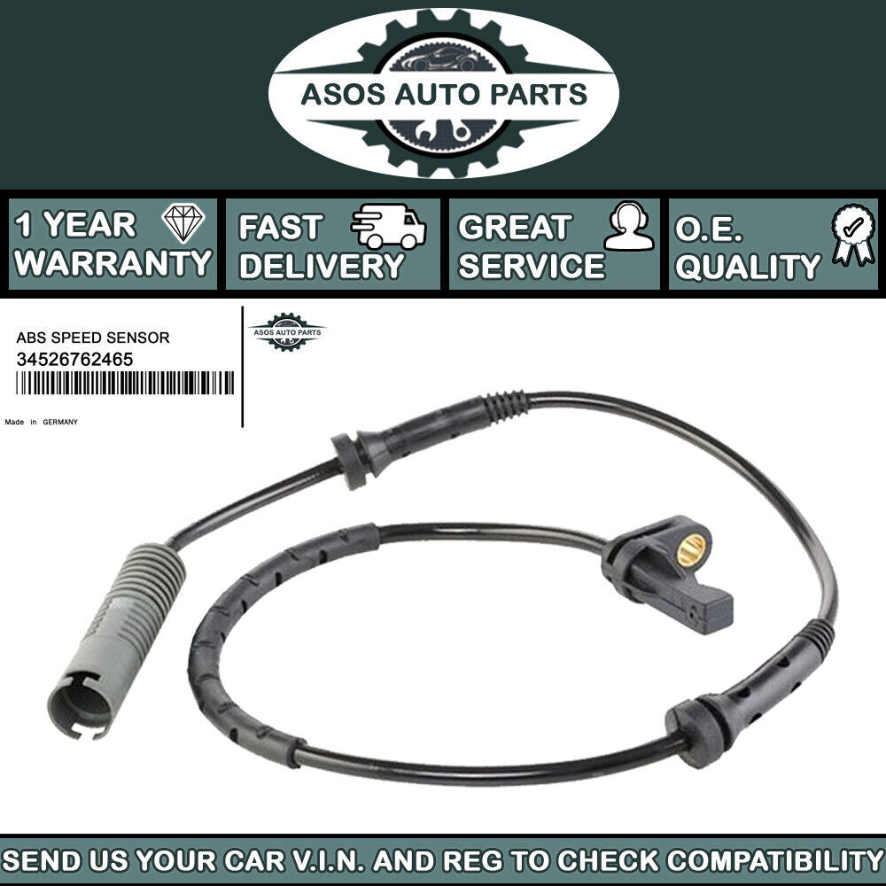FRONT ABS SPEED SENSOR Fits BMW 1 SERIES 116d 116i 118d 118i 120d 120i 1.6 2.0
