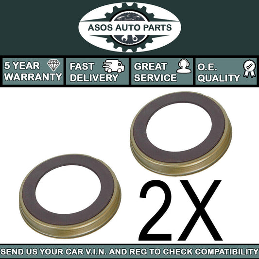 2X ABS MAGNETIC PICK UP RING FITS FORD FIESTA MK4 FOCUS MK1 FUSION MAZDA 2 REAR