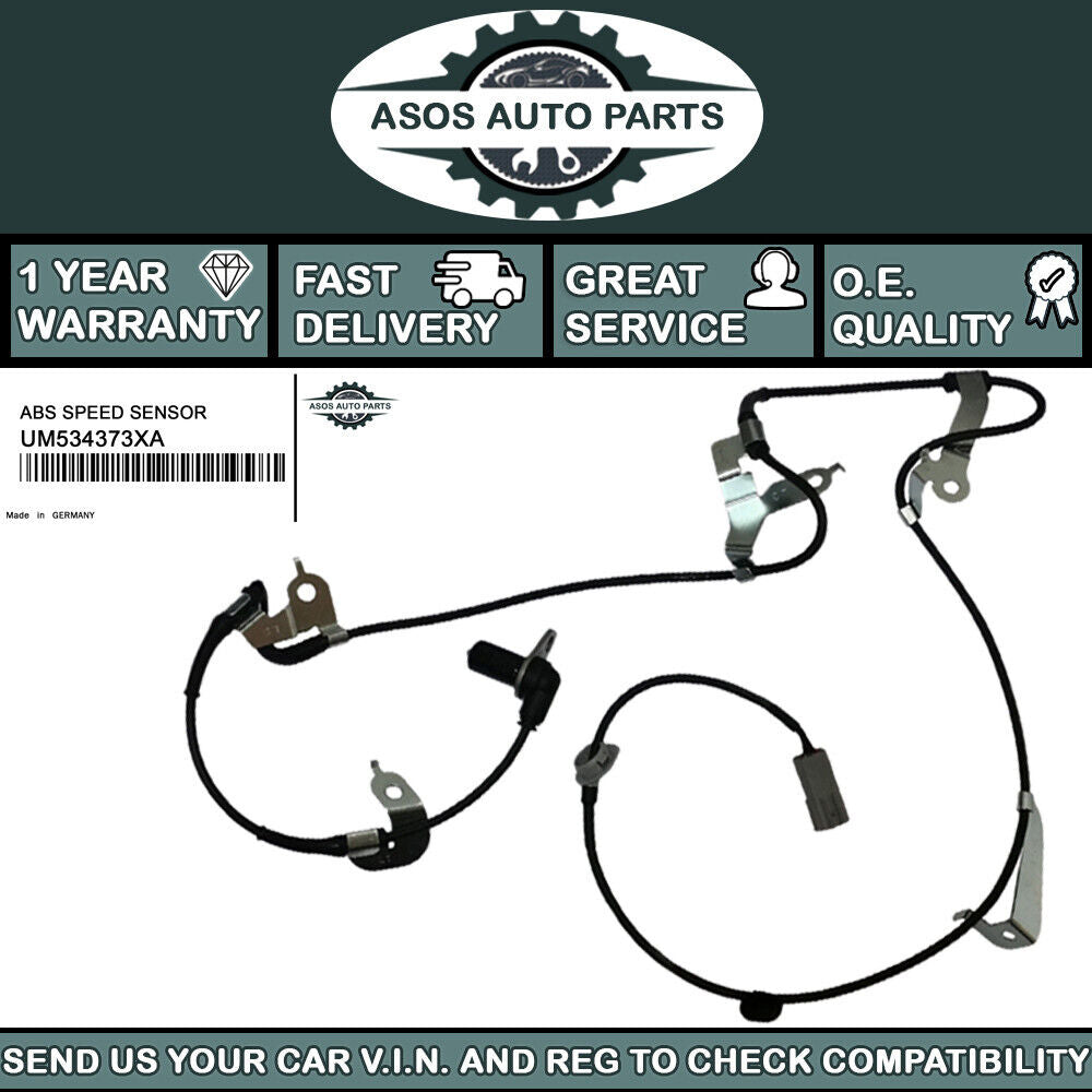 FRONT LEFT ABS SPEED SENSOR Fits MAZDA B SERIES BT 50 PICKUP UM53-43-73XA