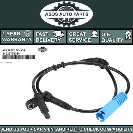 FRONT ABS SPEED SENSOR Fits MINI R50 R52 R53 COOPER ONE 1.4 1.6 34526756384