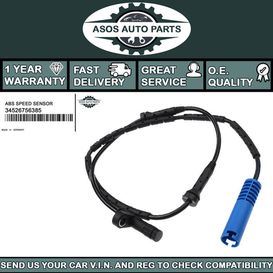 REAR ABS SPEED SENSOR Fits MINI R50 R52 R53 COOPER ONE 1.4 1.6 34526756385
