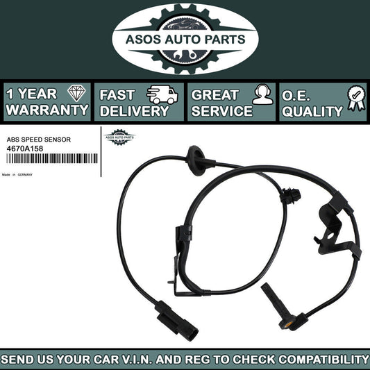 REAR RIGHT ABS SPEED SENSOR Fits MITSUBISHI LANCER OUTLANDER PAJERO 4670A158
