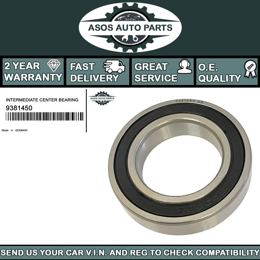 DRIVESHAFT INTERMEDIATE HALFSHAFT CENTER BEARING Fits MERCEDES BENZ SUZUKI OPEL