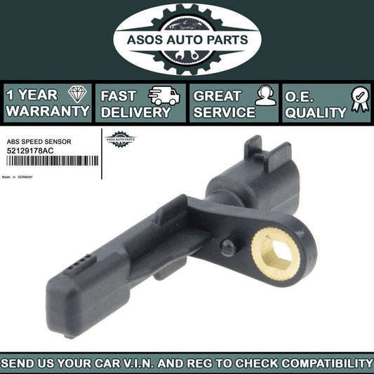 REAR ABS SPEED SENSOR Fits JEEP CHEROKEE KJ 2.4 2.5 2.8 3.7 4X4 52129178AC
