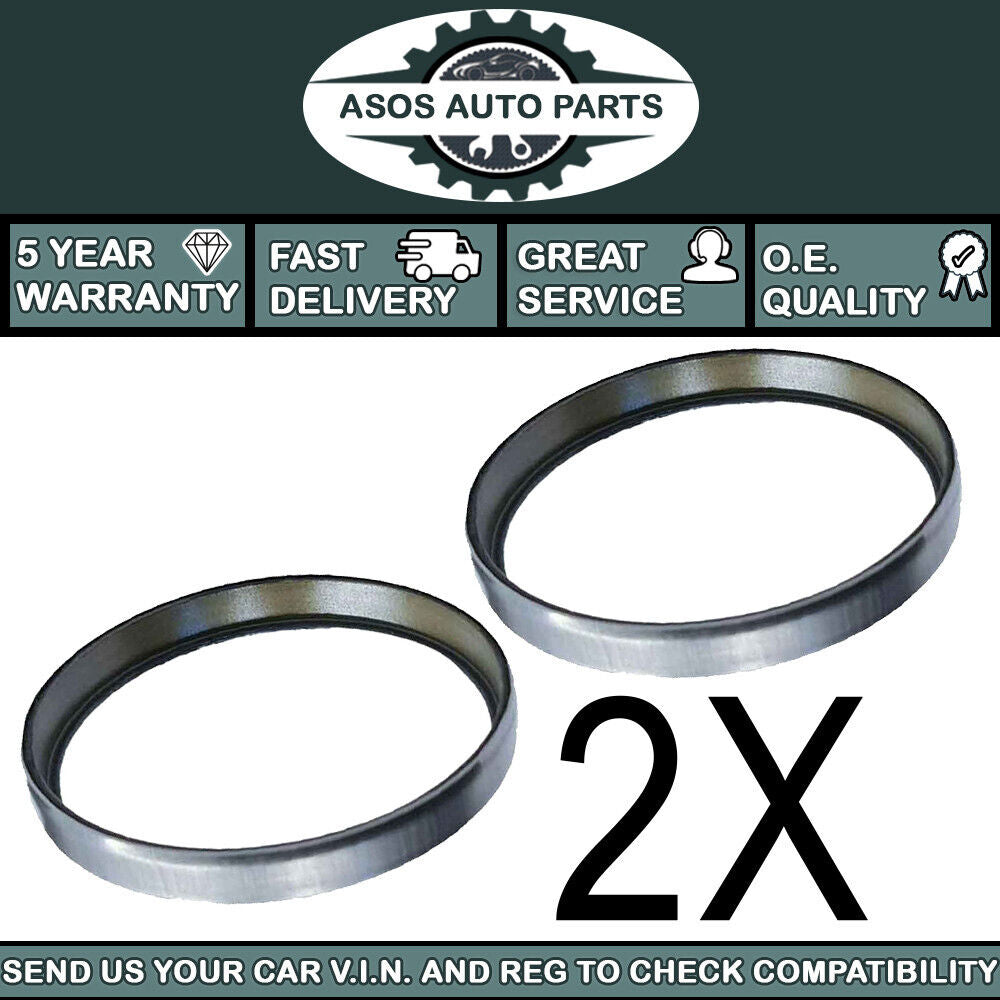 2X ABS MAGNETIC PICK UP RING FITS VOLVO XC60 XC70 REAR