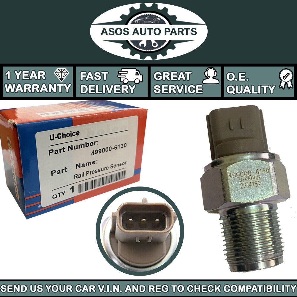 FUEL RAIL HIGH PRESSURE SENSOR Fits NISSAN CABSTAR NAVARA NP300 D40 PATHFINDER