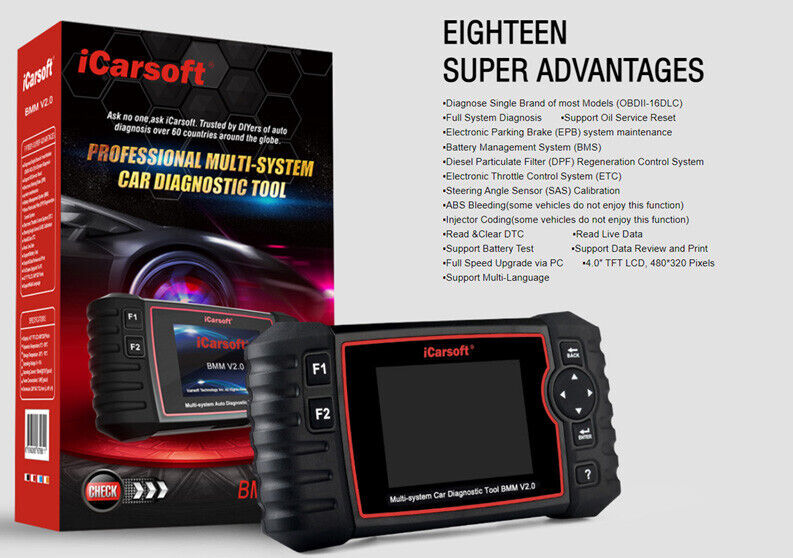 iCARSOFT BMM V2.0 - BMW - 2023 - DIAGNOSTIC TOOL