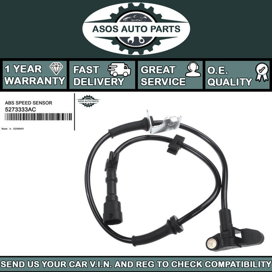 FRONT LEFT ABS SPEED SENSOR Fits CHRYSLER NEON II PT CRUISER 5273333AC