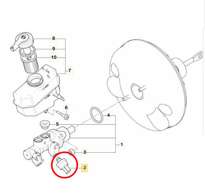 2X DSC DYNAMIC STABILITY CONTROL BRAKE PRESSURE SENSOR Fits BMW 34521164458