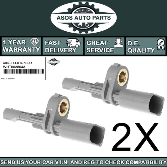 2X REAR ABS SPEED SENSOR Fits AUDI A3 Q2 Q3 TT WHT003864A