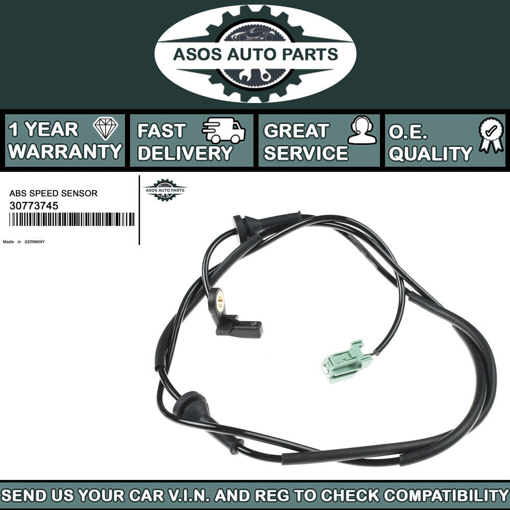 REAR RIGHT ABS SPEED SENSOR Fits VOLVO XC90 MK1 30773745