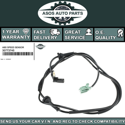 REAR RIGHT ABS SPEED SENSOR Fits VOLVO XC90 MK1 30773745