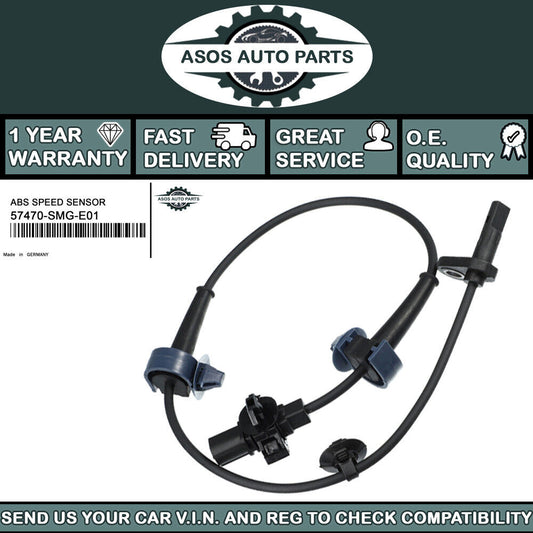 REAR RIGHT ABS SPEED SENSOR Fits HONDA CIVIC VIII HATCHBACK 57470-SMG-E01