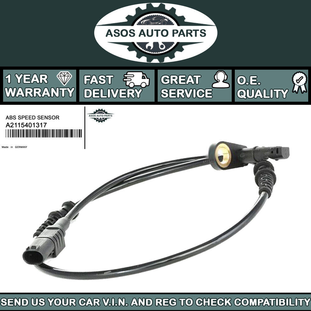 FRONT ABS SPEED SENSOR Fits M-BENZ CLS 280 300 320 350 500 CDI 55 63 AMG C219