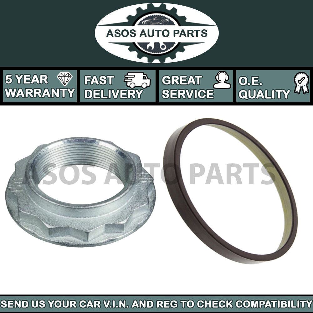 MERCEDES C204 S204 W204 MAGNETIC ABS PICK UP RING+SPINDLE NUT [2007-ON] REAR