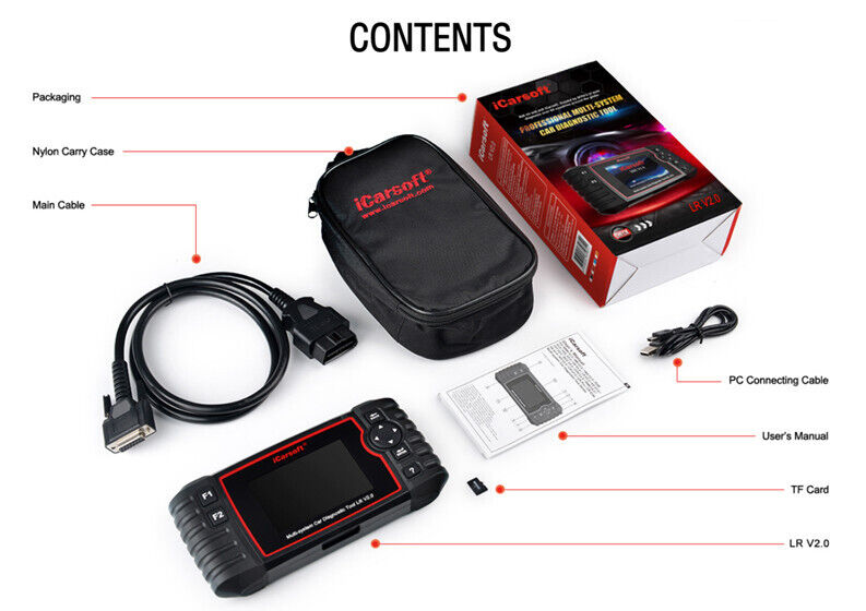 iCARSOFT LR V2.0 - JAGUAR LAND ROVER - 2023 - DIAGNOSTIC TOOL